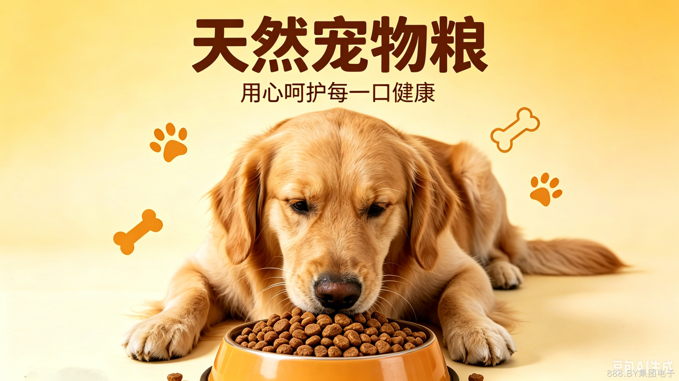 宠物粮官网定制案例｜888.BY集团电子打造信任型品牌门户