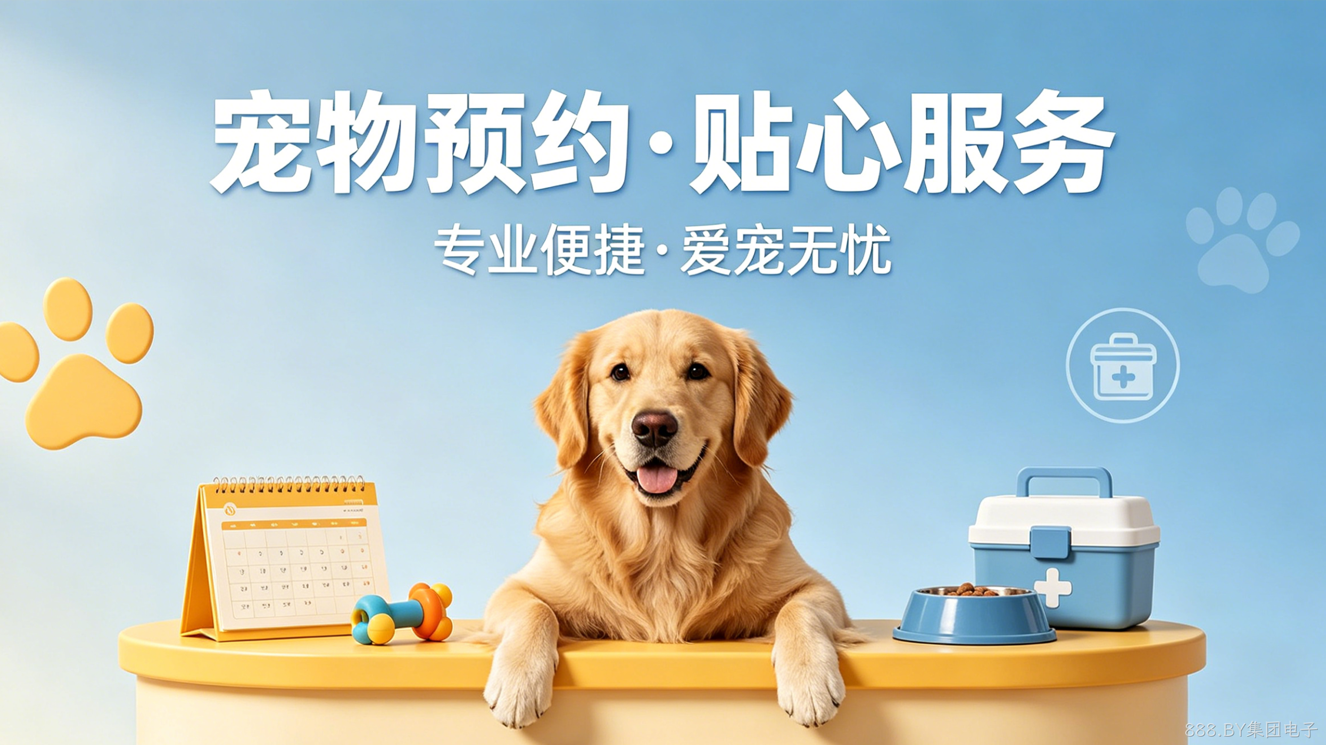 宠物预约小程序案例｜888.BY集团电子赋能门店服务提效增收