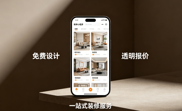 888.BY集团电子装修服务平台小程序开发案例｜家装工装一站式平台定制落地详解