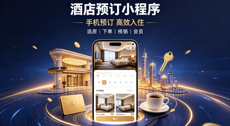 酒店自营预订小程序定制开发实战案例｜888.BY集团电子本地门店私域小程序开发运营全解析